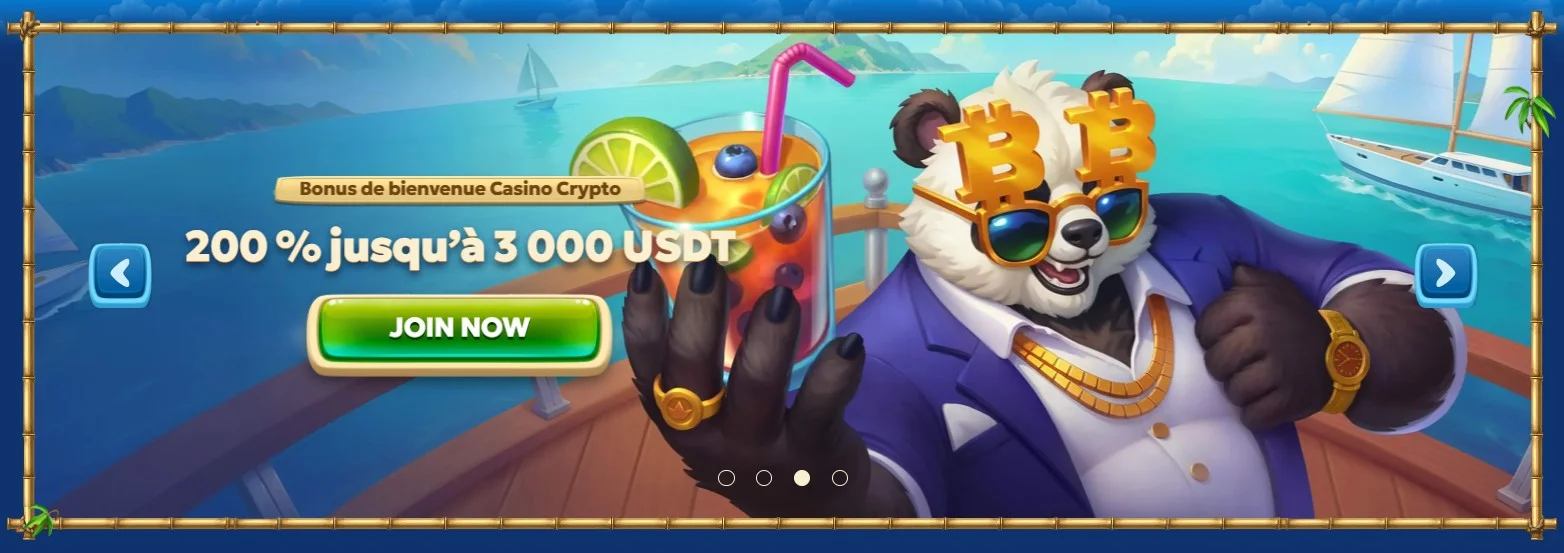 Pandido casino banner