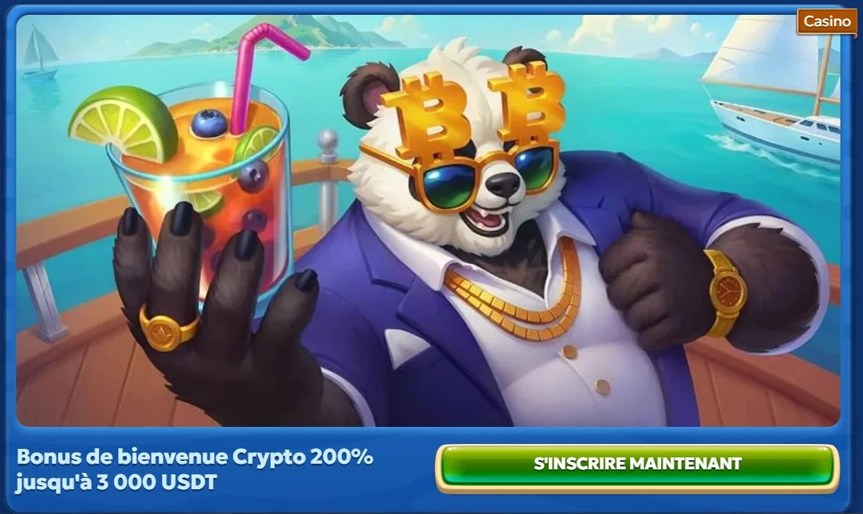 Bonus crypto de bienvenue