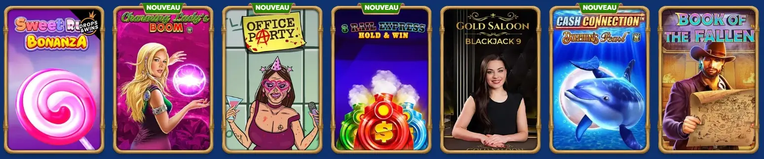 L’assortiment de jeux